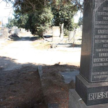 RUSSOUW Andrew 1896-1951 &amp; Ellen KEMPEN -1964