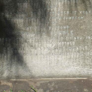 RUNDLE Rosalie Frances Jane 1875-1950