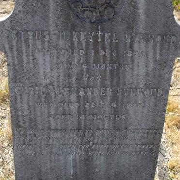 RYNHOUD Petrus W. Keytel -1891 :: RYNHOUD Cyril Alexander  -1898