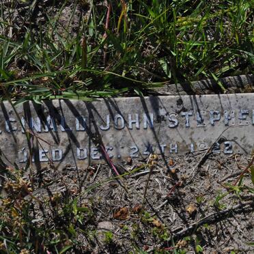 STEPHENS Reginald John -1922