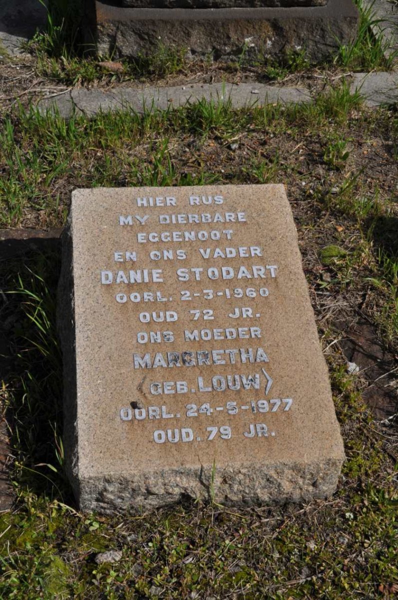 STODART Danie -1960 &amp; Margretha LOUW -1977