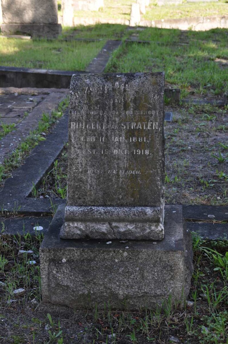 STRATEN Ruigert, van 1881-1918