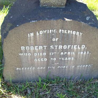STROFIELD Robert -1925