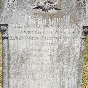 STEMMET Adamus Paulus 1842-1908 &amp; Magdalena Aletta MULLER -1925