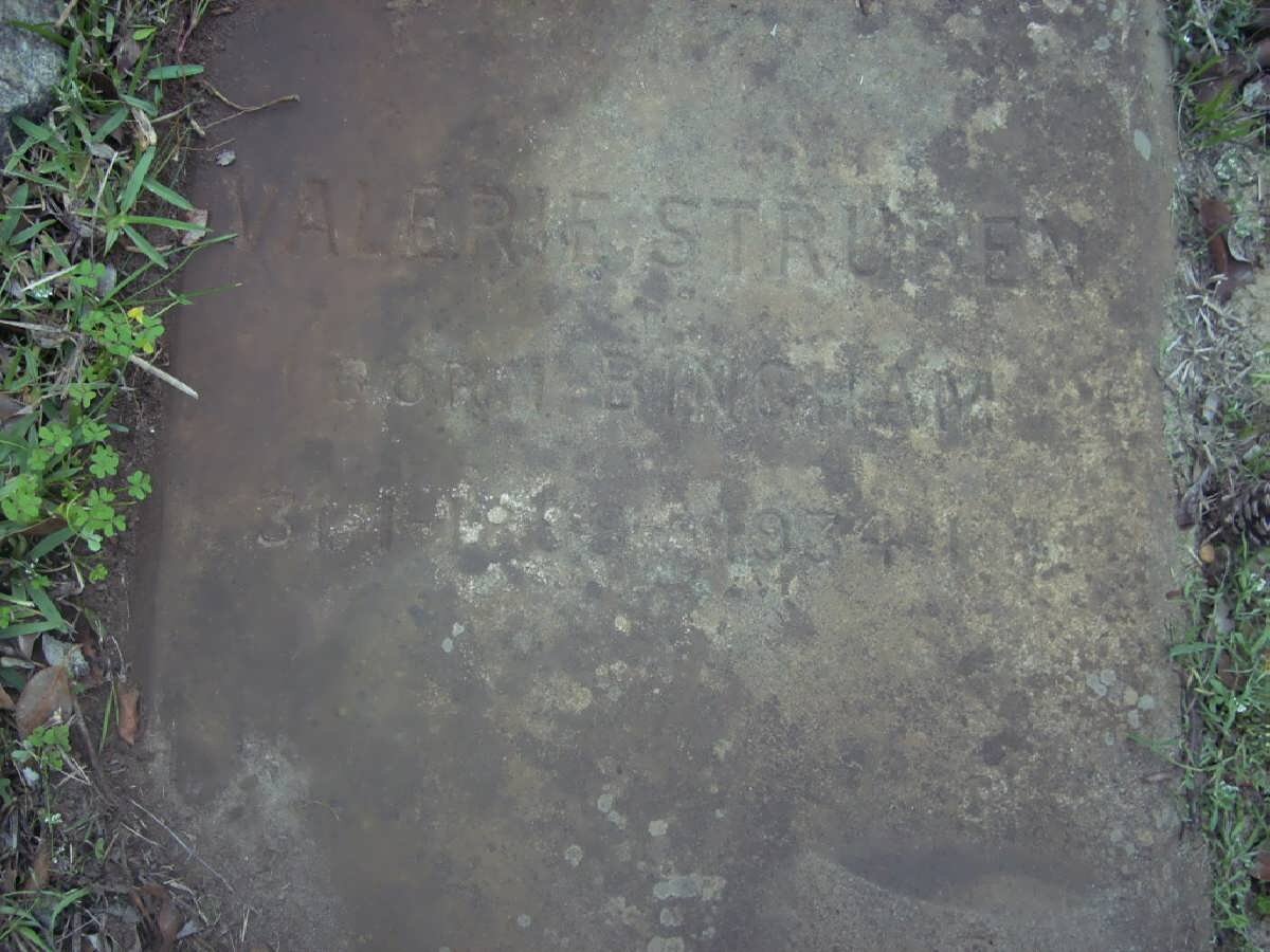 STRUBEN Valerie nee BINGHAM -1934