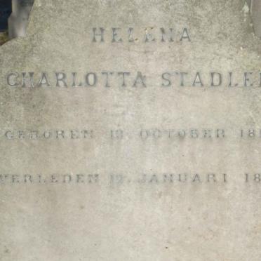 STADLER Helena Charlotta 1811-1899