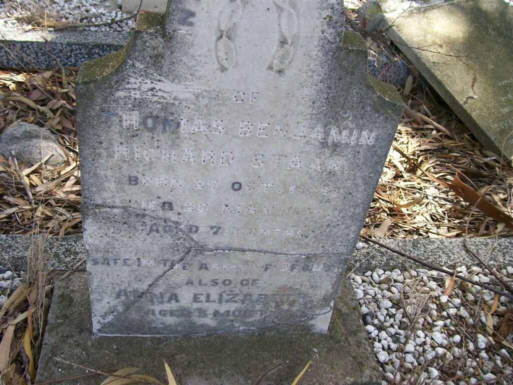 STAAK Thomas Benjamin Richard :: STAAK Anna Elizabeth