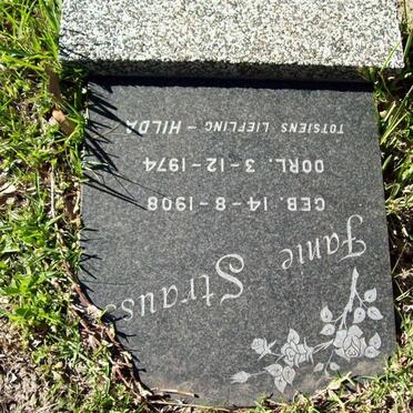 STRAUSS Fanie 1908-1974