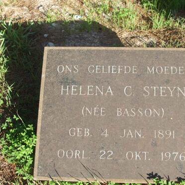 STEYN Helena C. nee BASSON 1891-1976
