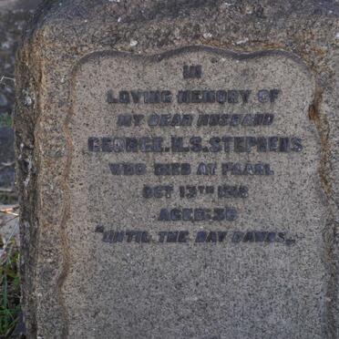 STEPHENS George H.S. -1918
