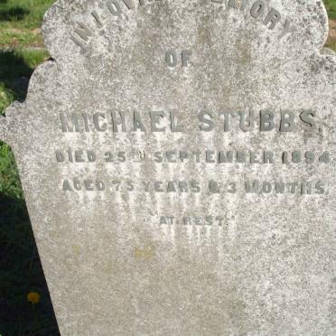 STUBBS Michael  -1894 