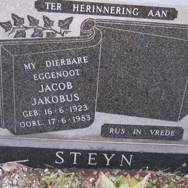 STEYN Jacob Jakobus 1923-1983