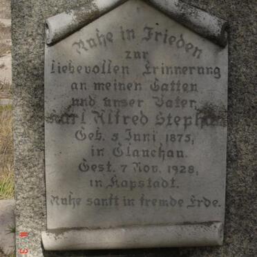 STEPHAN Carl  Alfred 1875-1928