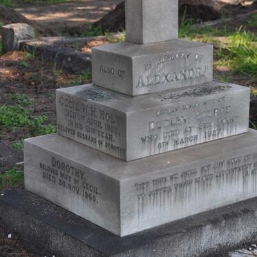 STURGE Dudley 1884-1938 &amp; Alexandra -1927  :: HOLT Cecil W.H. -1952 &amp; Dorothy -1960