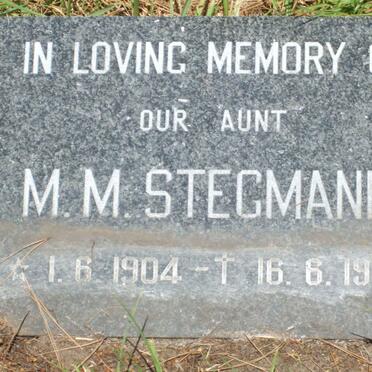 STEGMANN M.M. 1904-1995