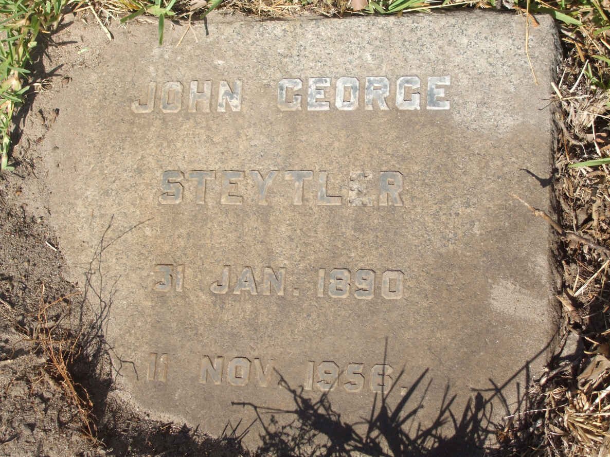 STEYTLER John George 1890-1956