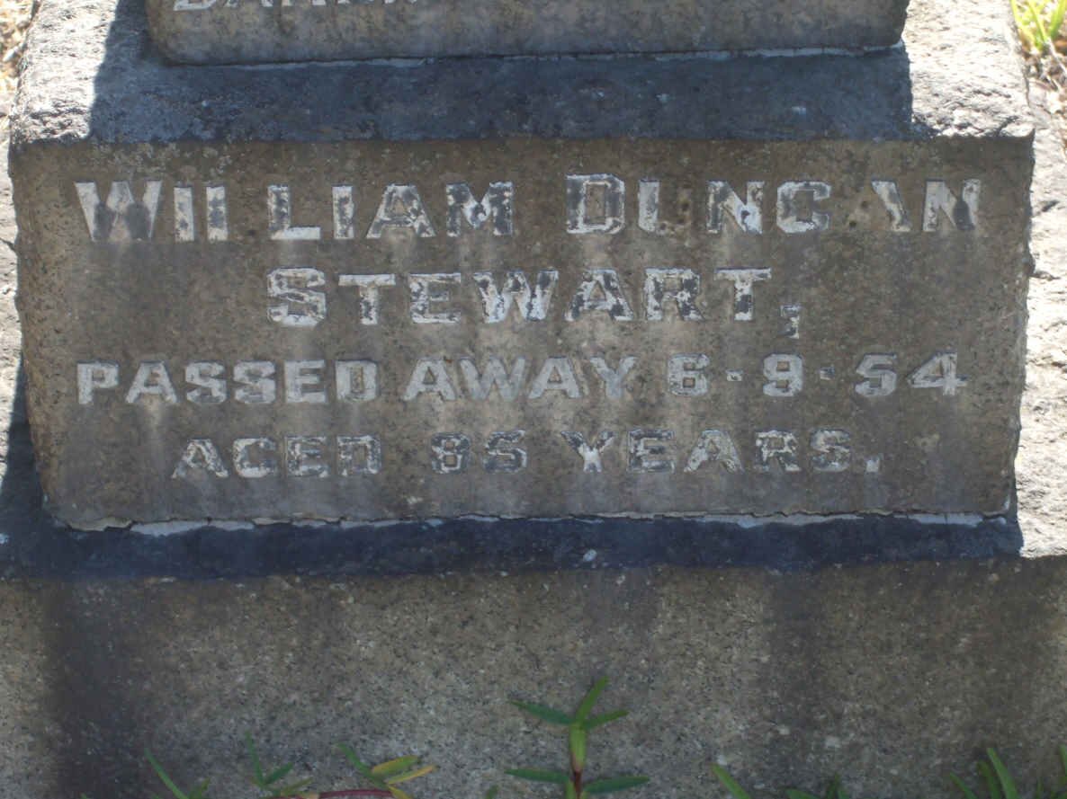 STEWART William Duncan -1954