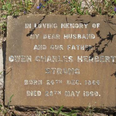 STRONG Owen Charles Herbert 1864-1960