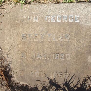 STEYTLER John George 1890-1956
