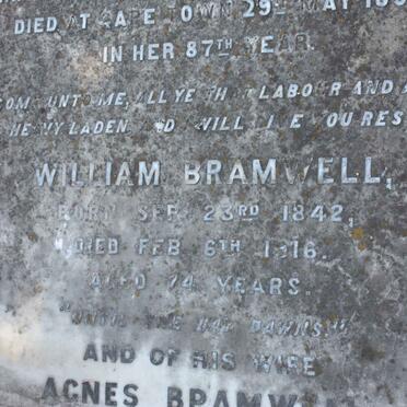 BRAMWELL William 1842-1916