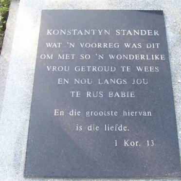 STANDER Konstantyn 1919-2000