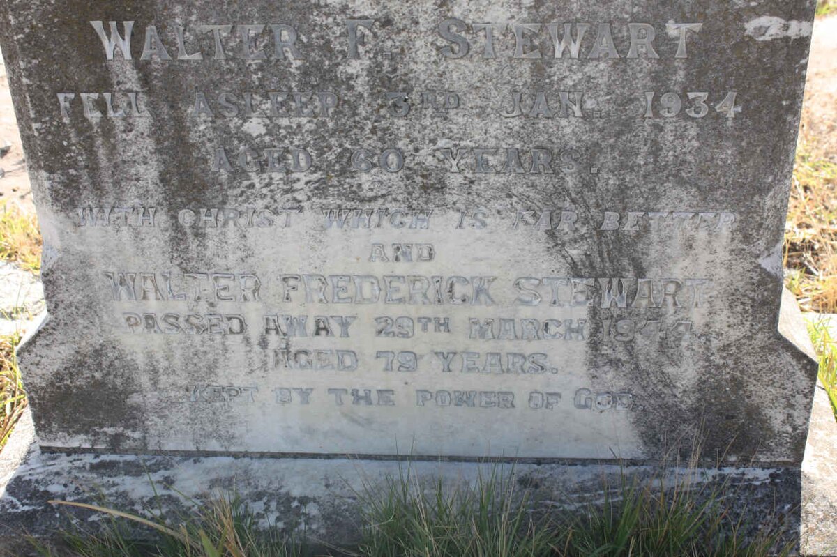 STEWART Walter Frederick -1944