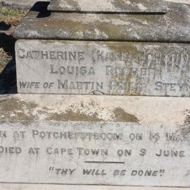 STEYN Catherine Johanna Louisa nee ROCHER 1869-1911