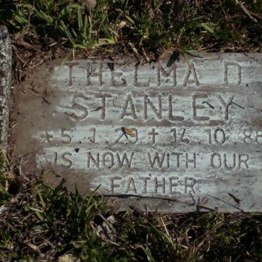 STANLEY Thelma D. 1929-1988