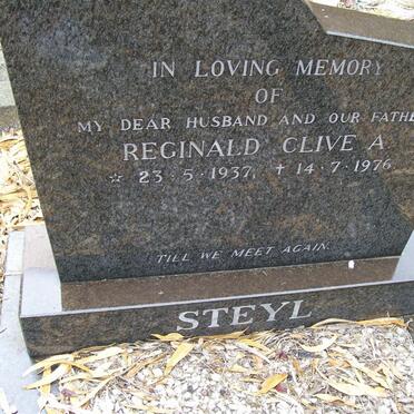 STEYL Reginald Clive A. 1937-1976