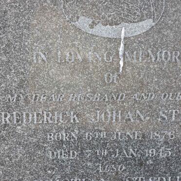 STADLER Frederick Johan 1876-1945 