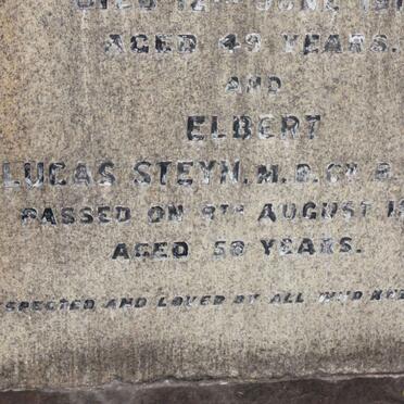 STEYN Elbert Lucas -1932