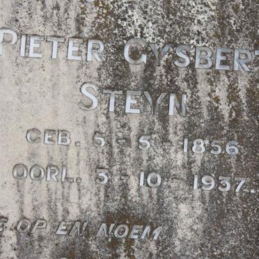 STEYN Pieter Gysbert 1856-1937 &amp; Aletta Johanna 1860-1935 