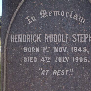 STEPHAN Hendrick Rudolf 1845-1906