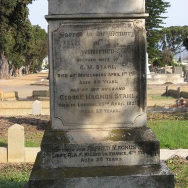 STAHL George Magnus -1921 &amp; Winifred -1914 :: STAHL Alfred Magnus -1918