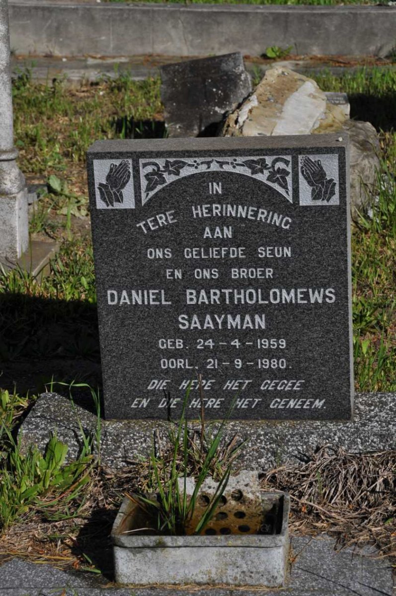 SAAYMAN Daniel Bartholomews 1959-1980