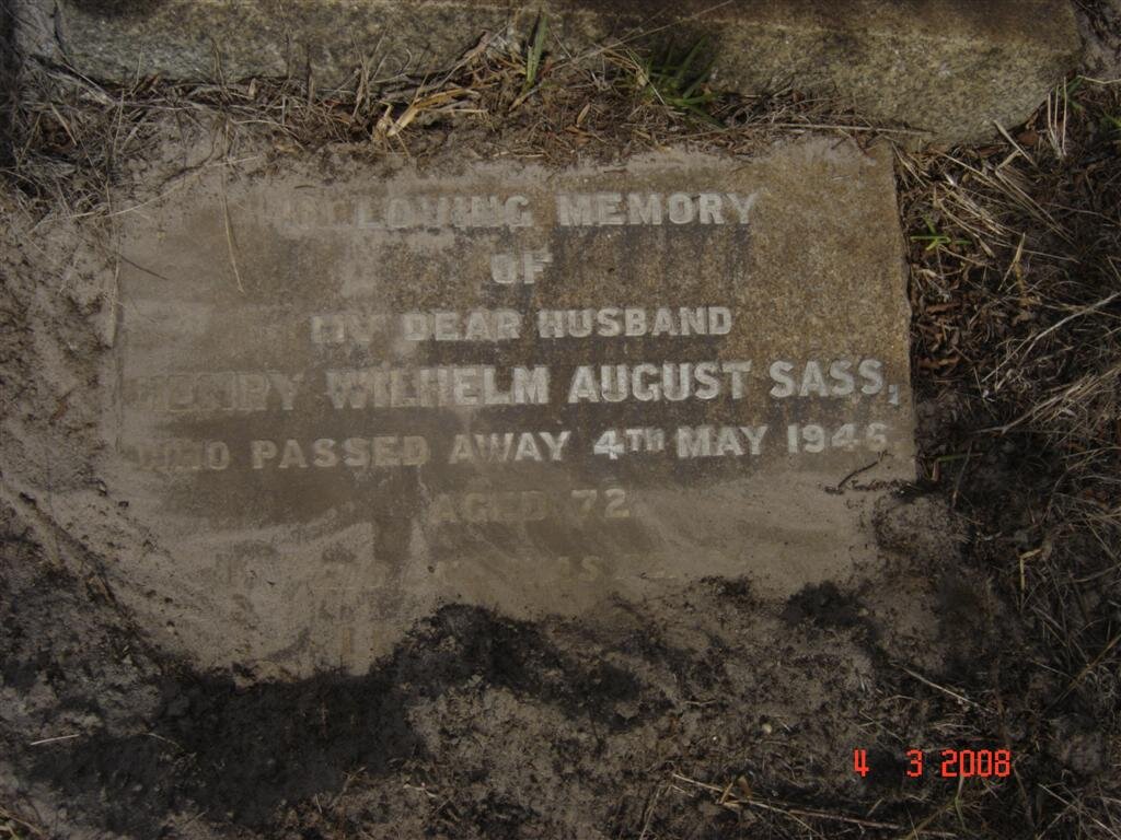 SASS Henry Wilhelm August -1946