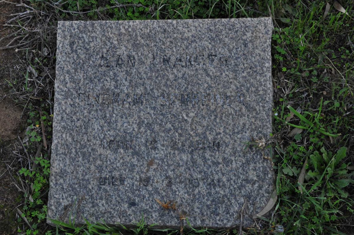 SCHREINER Jean Frances Fincham 1920-1974