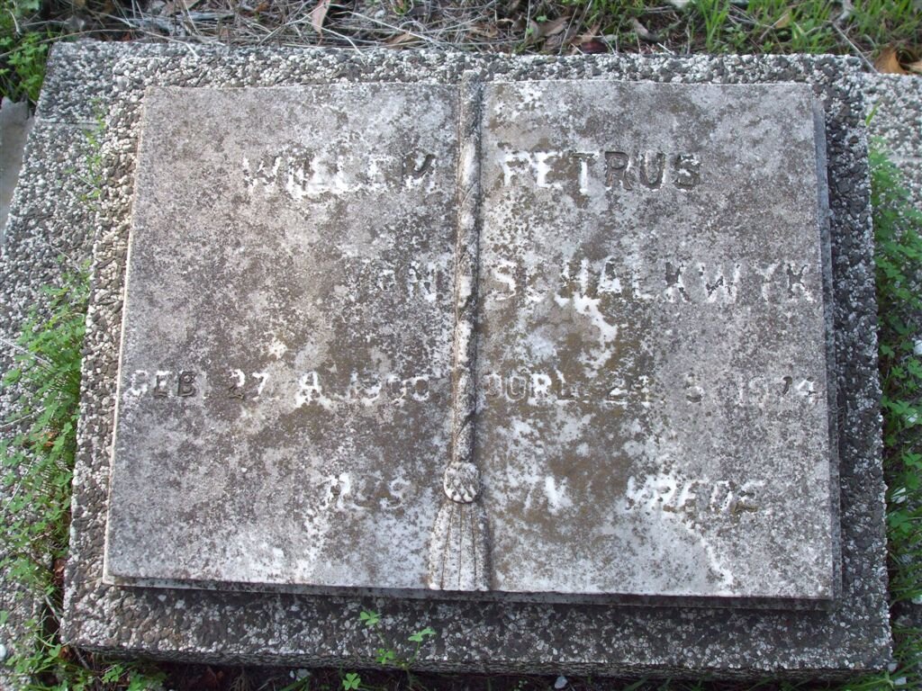 SCHALKWYK Willem Petrus, van ??-??