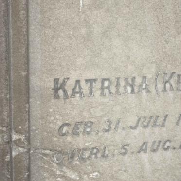 SCHOOR Katrina, van 1882-1904