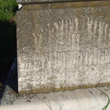 SCHOLTZ William Christiaan  -1902