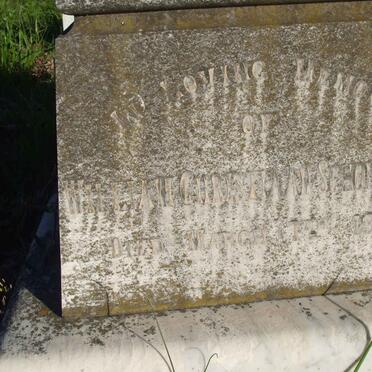 SCHOLTZ William Christiaan  -1902