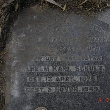 SCHULZ Wilhelm Karl 1876-1949