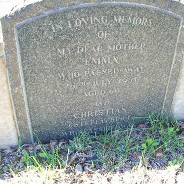 SCHONFELDT Christian -1954 &amp; Emma -1951