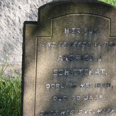 SCHIETEKAT Andries J. -1949