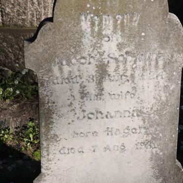 SCHULTZ Jacob -1924 &amp; Johanna HAGER -1931