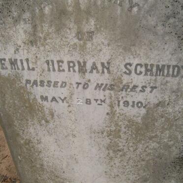 SCHMIDT Emil Herman -1910