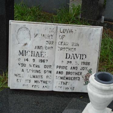 SCHULZ Michael David 1967-1986