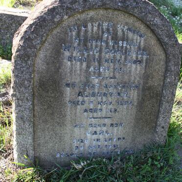 SCHLUTER Willie -1940 :: SCHLUTER Albertine -1923 :: SCHLUTER Carl -1941