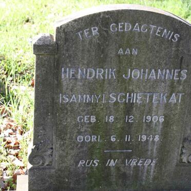 SCHIETEKAT Hendrik Johannes 1906-1948