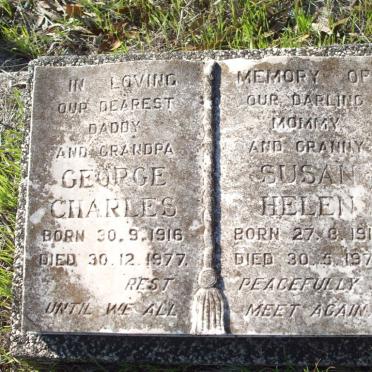 SCHULTZ George Charles 1916-1977 &amp; Susan Helen 1918-1978